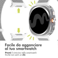 imoshion Cinturino in nylon Samsung Galaxy Watch Ultra (2024/2025) - Seashell