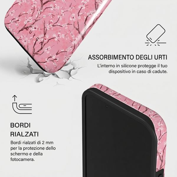 Burga Cover Posteriore Resistente con MagSafe Apple iPhone 13 - Sakura
