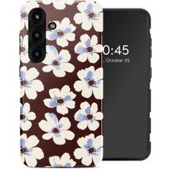 Selencia Cover posteriore Vivid con MagSafe Samsung Galaxy S25 - Choco Flower Pop