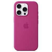 Apple Cover Posteriore in Silicone con MagSafe Apple iPhone 16 Pro - Fucsia