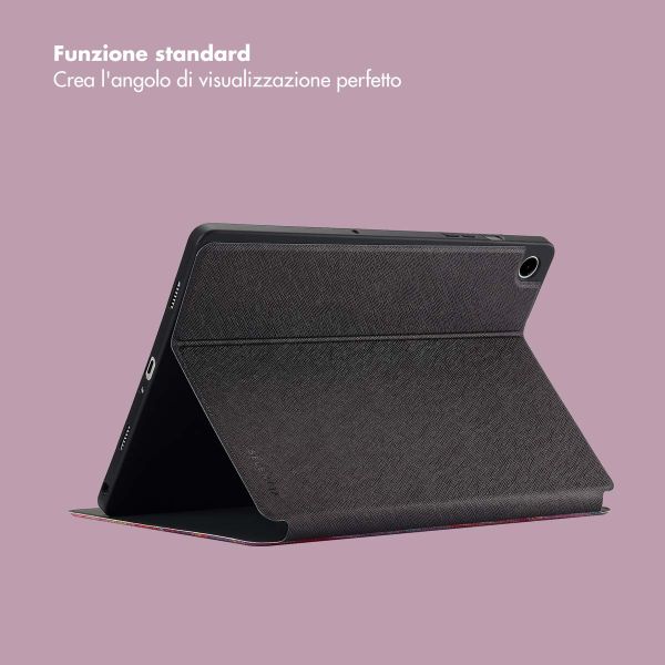 Selencia Cover per tablet Vivid Samsung Galaxy Tab A9 Plus - Marble Plum