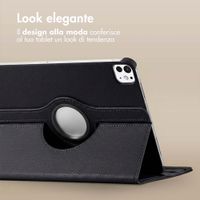imoshion Cover Girevole a 360° Apple iPad Pro 12.9 (2020/2021/2022) - Nero