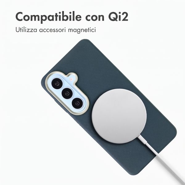 Accezz Cover Mesh con MagSafe Samsung Galaxy S26 - Blu scuro