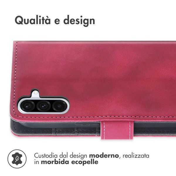 imoshion Cover a libro con Cordino Samsung Galaxy A36 - Rosso