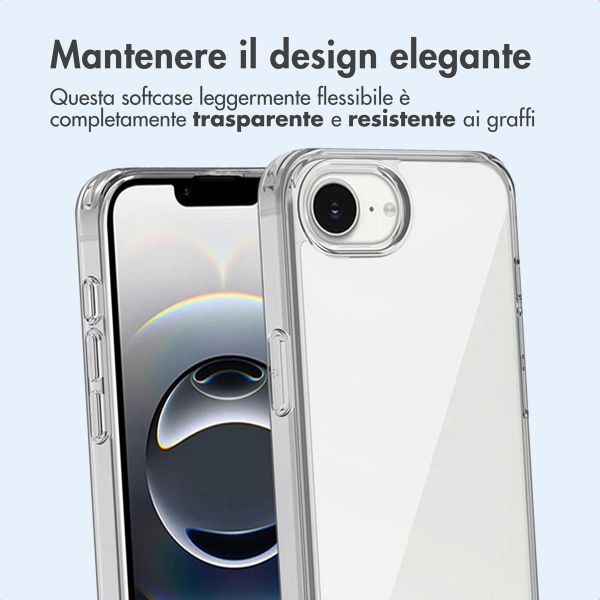 imoshion Cover posteriore protettiva Apple iPhone 17e / 16e - Trasparente