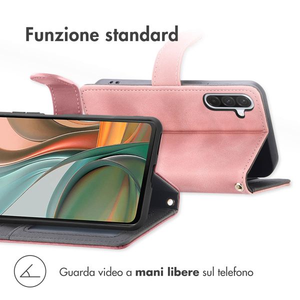imoshion Cover a libro con Cordino Samsung Galaxy A36 - Rosa
