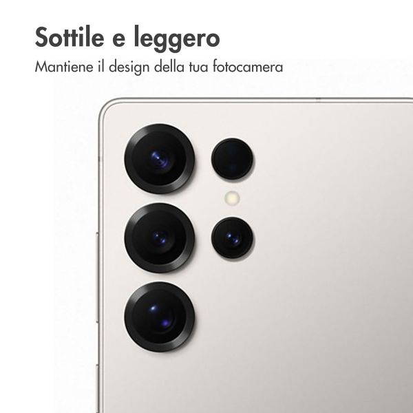 imoshion 2 Pack protezione lente fotocamera Samsung Galaxy S25 Ultra - Titanium Gray
