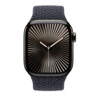 Apple Cinturino Solo intrecciato Apple Watch | 44/45/46/49 mm - Taglia 5 - Midnight