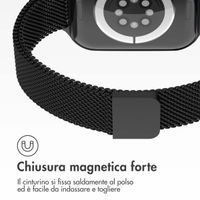 imoshion Cinturino sottile Milanese Apple Watch | 38/40/41/42 mm - Nero