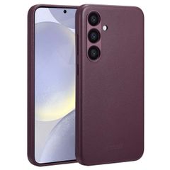 Accezz Cover in Pelle con MagSafe Samsung Galaxy S24 Plus - Heath Purple