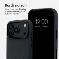 Accezz Cover in Pelle con MagSafe Apple iPhone 18 Pro Max / 17 Pro Max - Onyx Black