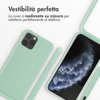 imoshion Cover in Silicone con Cordino Apple iPhone 11 Pro - Menta verde