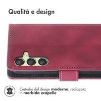 imoshion Cover a libro con Cordino Samsung Galaxy A25 (5G) - Rosso