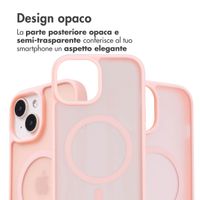 imoshion Cover posteriore Color Guard con MagSafe Apple iPhone 15 - Rosa chiaro