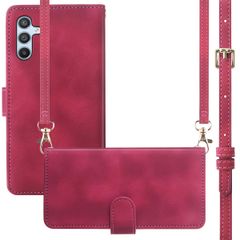 imoshion Cover a libro con Cordino Samsung Galaxy A56 - Rosso