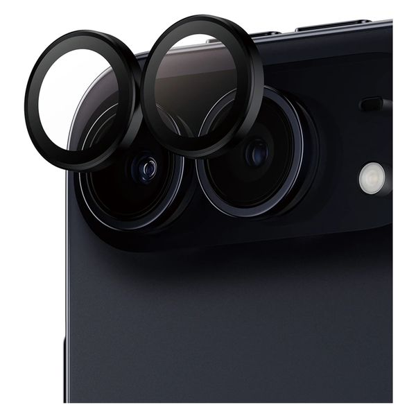 PanzerGlass Hoops Optic Rings Protezione fotocamera Apple iPhone Duo - Nero