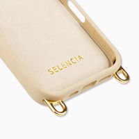Selencia Cover posteriore Rivièra con MagSafe con ganci rimovibili Apple iPhone 16 Pro Max - Milky Latte