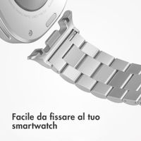 imoshion Cinturino in acciaio Samsung Galaxy Watch 8 (40/44mm) / Classic (46mm) - Argento