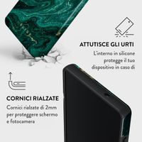 Burga Cover Posteriore Resistente Samsung Galaxy S25 - Emerald Pool