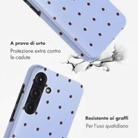 Selencia Cover posteriore Vivid con MagSafe Samsung Galaxy S25 - Happy Dots Digital Sky
