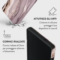 Burga Cover Posteriore Resistente Samsung Galaxy S25 - Golden Taupe