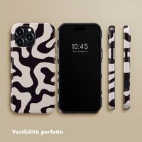 Selencia Cover posteriore Vivid con MagSafe Apple iPhone 16 Pro Max - Art Wave Black