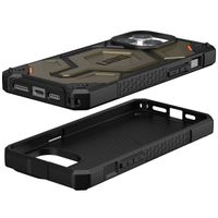 UAG Cover Posteriore Monarch Pro Apple iPhone 15 Pro Max - Kevlar Element Green