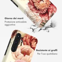 Selencia Cover posteriore Vivid con MagSafe Samsung Galaxy S25 - Vintage Peony