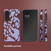 Selencia Cover posteriore Vivid con MagSafe Samsung Galaxy S26 FE - Moo'd Lavender Glow