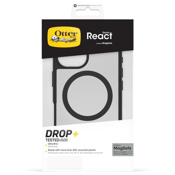 OtterBox React MagSafe Apple iPhone 16 - Black Crystal