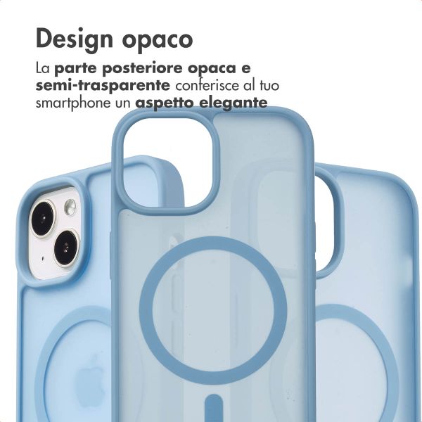 imoshion Cover posteriore Color Guard con MagSafe Apple iPhone 14 / 13 - Azzurro