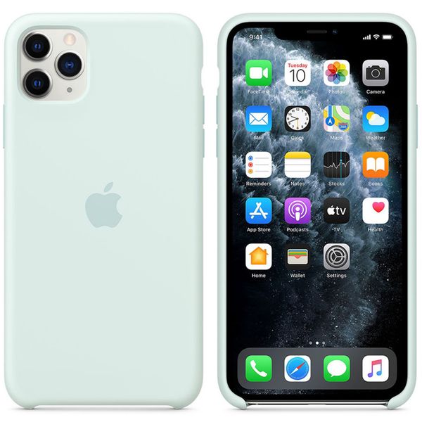Apple Cover in Silicone Apple iPhone 11 Pro Max - Seafoam