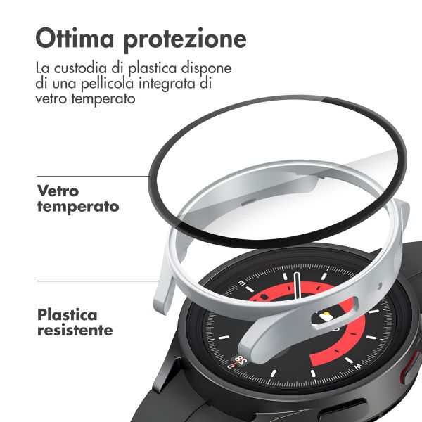 imoshion Cover rigida integrale Samsung Galaxy Watch 6 - 40 mm - Argento