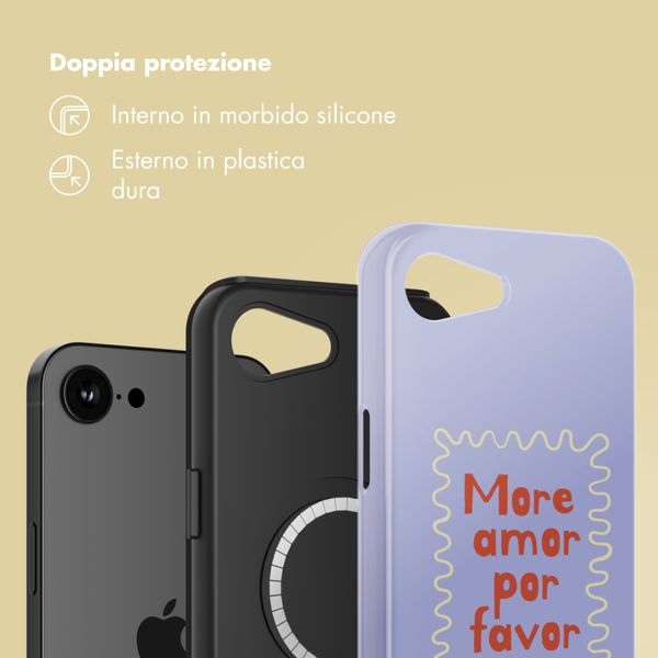 Selencia Cover posteriore Vivid con MagSafe Apple iPhone 17e / 16e - More Amor