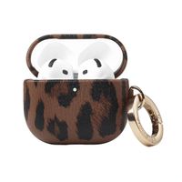 Selencia Cover Sabi stampa pantera  Apple Airpods 4 - Mocha Brown
