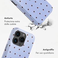 Selencia Cover posteriore Vivid con MagSafe Apple iPhone 15 Pro - Happy Dots Digital Sky