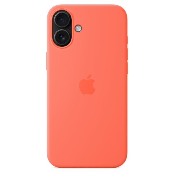 Apple Cover Posteriore in Silicone con MagSafe Apple iPhone 16 - Tangerine Orange