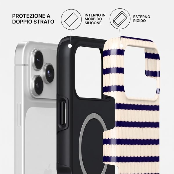 Burga Cover Posteriore Resistente con MagSafe Apple iPhone 17 Pro Max - Old Money