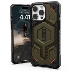 UAG Cover Posteriore Monarch Pro Apple iPhone 16 Pro Max - Kevlar Element Green