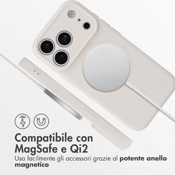 imoshion Cover Posteriore Colorata con MagSafe Apple iPhone 18 Pro Max / 17 Pro Max - Beige