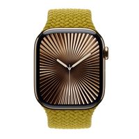 Apple Cinturino Solo intrecciato Apple Watch | 38/40/41/42 mm - Taglia 4 - Chartreuse