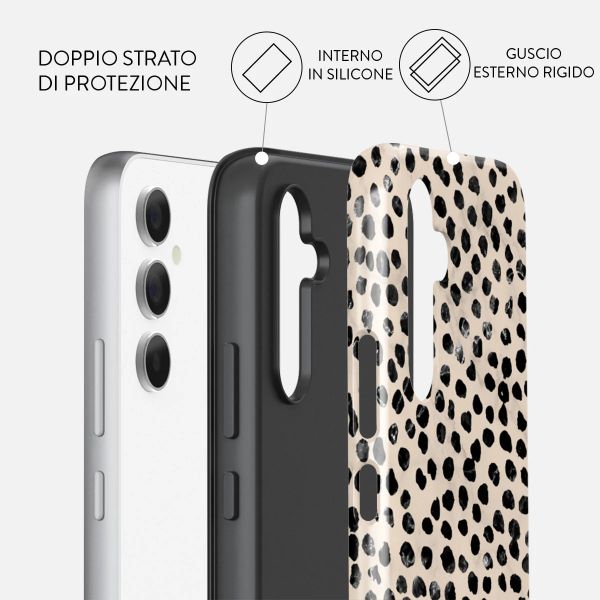 Burga Cover Posteriore Resistente Samsung Galaxy A55 - Almond Latte