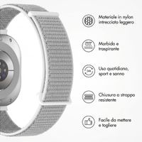 imoshion Cinturino in nylon Samsung Galaxy Watch Ultra (2024/2025) - Seashell