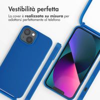 imoshion Cover in Silicone con Cordino Apple iPhone 14 - Blu