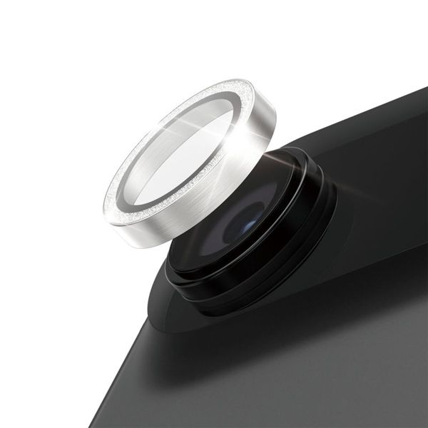 PanzerGlass Pellicoprotettiva fotocamera Hoops Optic Rings Apple iPhone Air - Glitter Argento