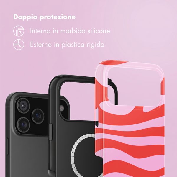 Selencia Cover posteriore Vivid con MagSafe Apple iPhone 18 Pro Max / 17 Pro Max - Dream Swirl Pink