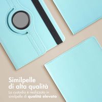 imoshion Cover Girevole a 360° Samsung Galaxy Tab S10 Plus / Tab S9 FE Plus / Tab S9 Plus - Azzurro