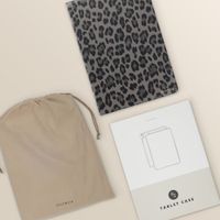 Selencia Libreria Sabi con stampa leopardata Samsung Galaxy Tab A11 Plus - Midnight Black