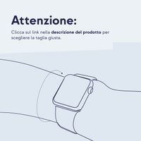 Apple Cinturino Solo intrecciato Apple Watch | 38/40/41/42 mm - Taglia 2 - Abyss Blue