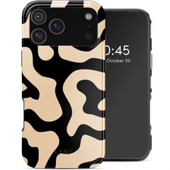 Selencia Cover posteriore Vivid con MagSafe Apple iPhone 17 Pro Max - Art Wave Black